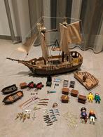Vintage Playmobil 3550 Piratenschip (1978), Kinderen en Baby's, Ophalen, Zo goed als nieuw, Complete set