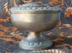 Originele oude Engelse rose bowl van silverplate 14,6 cm., Antiek en Kunst, Ophalen of Verzenden