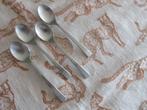 Hema 18-10 Theelepels + Taartvorkje, Ophalen of Verzenden, Gebruikt, Rvs of Chroom, Vaatwasserbestendig