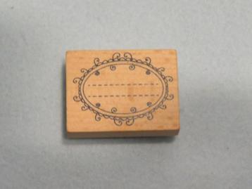 1 EURO OF GRATIS Nieuwe houten stempel etiketje beschikbaar voor biedingen