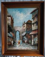 Louis Stanio - Mediteraans stadsgezicht - 1960, Ophalen