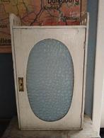 Vintage Wandkastje met Glasdeur, Antiek en Kunst, Curiosa en Brocante, Ophalen