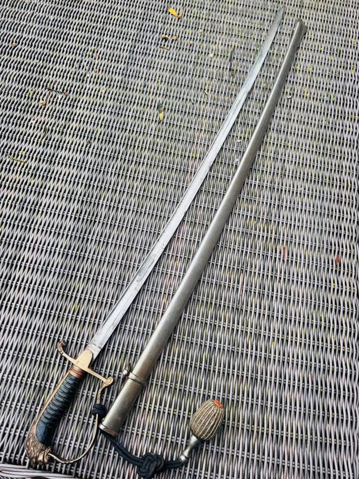 Wandelsabel met Kwast Schoonman Stoel Breda, Verzamelen, Militaria | Tweede Wereldoorlog, Nederland, Ophalen of Verzenden