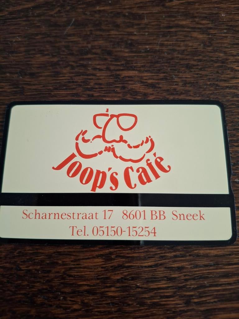 Telefoonkaart Joop's Cafe Sneek, Ophalen of Verzenden