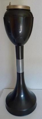 Vintage staande asbak antraciet, Space Age, hoog model., Verzenden, Huis en Inrichting