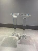 Glazen Kandelaren Set, Ophalen of Verzenden, 25 tot 50 cm