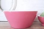 Pastel Boch Keralux Vedette roze schaal, Ophalen of Verzenden