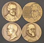 4x Penning Nederlandse Vorsten, Ophalen of Verzenden, Brons, Nederland