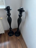 Mooie Hoge Kandelaar - Set van 2, Zwart, Ophalen of Verzenden, Zo goed als nieuw, Kandelaar