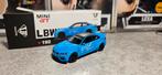 1:64 BMW M4 Liberty Walk blue MiniGT, Ophalen of Verzenden, Nieuw, Auto