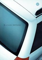 Folder Volkswagen Golf Variant (1999), Boeken, Auto's | Folders en Tijdschriften, Verzenden, Gelezen, Volkswagen