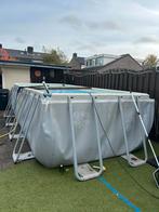Intex zwembad | warmtepomp | zandfilter | zwembadtrap, Tuin en Terras, Zwembaden, Zo goed als nieuw, Opzetzwembad, Rechthoekig