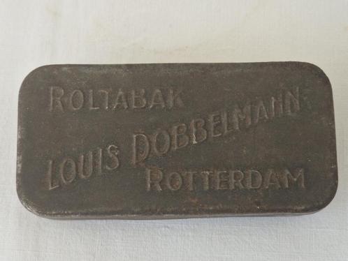 Roltabak blik Louis Dobbelmann Rotterdam., Verzamelen, Blikken, Gebruikt, Overige, Overige merken, Ophalen of Verzenden