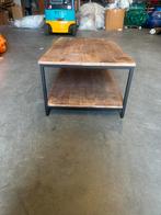 Nieuwe mango salon tafel de laaste 2 op=op aktie, Ophalen, 100 tot 150 cm, Rond, Nieuw