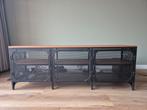 Ikea TV Meubel - Industrieel Design, Ophalen, Gebruikt, 150 tot 200 cm, Metaal