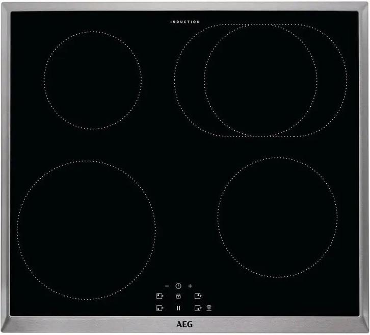AEG IEB64010XB | inductiekookplaat, Witgoed en Apparatuur, Kookplaten, Zo goed als nieuw, Inbouw, Inductie, 4 kookzones, Verzenden