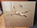 Ingelijste foto Fokker F27 Maritime, Verzamelen, Luchtvaart en Vliegtuigspotten, Ophalen, Gebruikt, Kaart, Foto of Prent