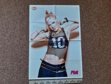 Poster  P!nk Pink Maat A2 44x62 cm Hitkrant Eminem beschikbaar voor biedingen