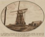 Westerbork Drenthe knipsel molen 1928, Gebruikt, Ophalen of Verzenden, Gebouw, Voor 1940