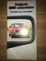 Originele BMW onderdelen / accessoires brochure folder 1981, Ophalen of Verzenden, Zo goed als nieuw, BMW