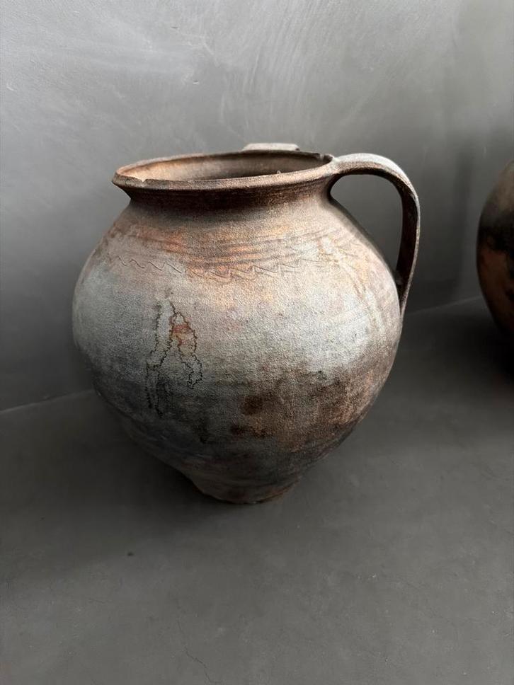 Sober & Stoer wonen terracotta kan, Antiek en Kunst, Antiek | Keramiek en Aardewerk, Ophalen