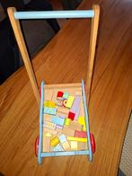 Loop blokkenwagen, Ophalen, Gebruikt, Duw- of Trekspeelgoed