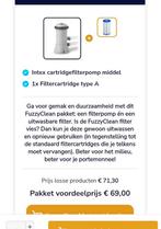 Intex cartrigdefilterpomp middel met filter type A nieuw, Ophalen of Verzenden, Nieuw, Filter