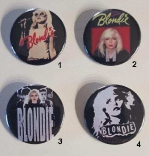 buttons  Blondie, Verzamelen, Speldjes, Pins en Buttons, Zo goed als nieuw, Button, Overige onderwerpen, Ophalen of Verzenden