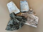 Kledingpakket denim meisje maat 134/140, Broek, Gebruikt, Meisje, Ophalen of Verzenden
