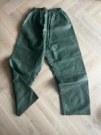 Vintage kunstleren broek, Ophalen of Verzenden, Gedragen, Groen, Lang