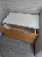 Ikea stuva tafeltje met speelgoed/ opbergbak, Huis en Inrichting, Woonaccessoires | Kisten, Minder dan 50 cm, Gebruikt, Ophalen