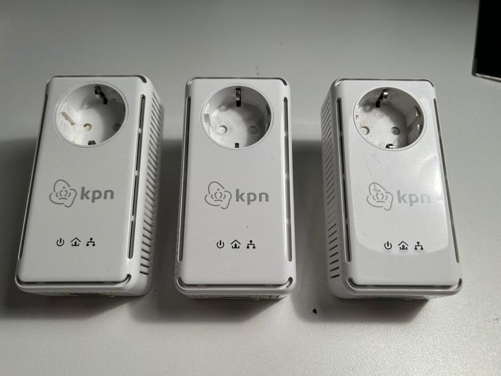 KPN Stroomnet Netwerkadapters - 3 stuks, Computers en Software, Powerlines, Gebruikt, Ophalen of Verzenden