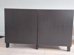 Ikea Besta zwartbruin120x64x40 2x, Ophalen, Gebruikt, 25 tot 50 cm