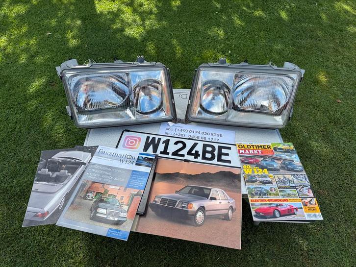 Mercedes W124 500E koplampen E500, Auto-onderdelen, Verlichting, Ophalen