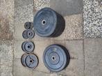 Set bumper plates - Olympische gewichten - 77,5 kg - 1,80/kg, Ophalen, Gebruikt