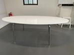 Tafel Gidea Ikea ovaal wit, Huis en Inrichting, Tafels | Eettafels, Ophalen, Gebruikt, 100 tot 150 cm, 200 cm of meer