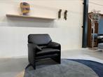 Nieuw Leolux Bora Beta Fauteuil zwart leer design stoel, Leolux, Nieuw, Ophalen of Verzenden, Leer