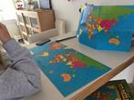 Legpuzzel van de wereld., Hobby en Vrije tijd, Denksport en Puzzels, Ophalen of Verzenden, Minder dan 500 stukjes, Gebruikt, Legpuzzel