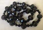 Antieke granaten  - Streng , ketting van 46 cm lengte, Sieraden, Tassen en Uiterlijk, Antieke sieraden, Ophalen of Verzenden, Overige materialen