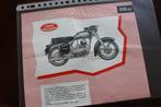 JAWA 250 cc  motorfiets verkoop folder flyer Beers uitgave, Motoren, Handleidingen en Instructieboekjes, Ophalen of Verzenden