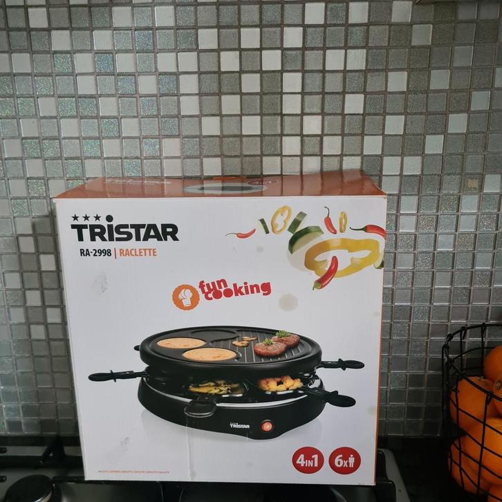 Tristar RA-2998 Raclette Grill - Nieuw in doos!, Witgoed en Apparatuur, Fonduesets, Nieuw, Fondueset, Elektrisch, Ophalen of Verzenden
