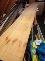 Brede grenen planken of schappen. 3 stuks., Doe-het-zelf en Verbouw, Hout en Planken, Ophalen, Minder dan 25 mm, Grenen, Zo goed als nieuw