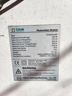 Zonnepanelen, Doe-het-zelf en Verbouw, Zonnepanelen en Toebehoren, Ophalen, Gebruikt, Compleet systeem, 100 tot 200 wattpiek