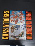 Vintage vinyl lp album Guns n Roses Apetite for destruction, Ophalen of Verzenden, Gebruikt, Poprock