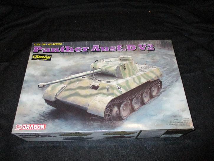 D-128,DRAGON 1-35,NO,6822,Panther Ausf.D V2,, Hobby en Vrije tijd, Modelbouw | Auto's en Voertuigen, Nieuw, Overige typen, 1:32 tot 1:50