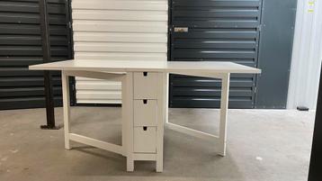 IKEA NORDEN klaptafel wit beschikbaar voor biedingen