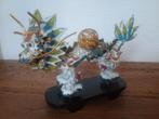 Cloisonne draak op houten display, Antiek en Kunst, Kunst | Niet-Westerse kunst, Ophalen of Verzenden
