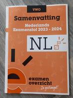 Samenvatting Nederlands Examenstof VWO, Ophalen of Verzenden, Zo goed als nieuw, VWO, Nederlands