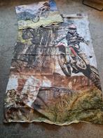 Stoer 1 pers. Motorcross dekbedovertrek 140x200cm, Dekbedovertrek, Ophalen of Verzenden, Zo goed als nieuw