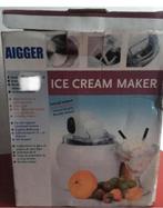 Aigger Ijsmachine Maak zelf heerlijk biologische ijs!, Ophalen of Verzenden, Zo goed als nieuw, Koelelement